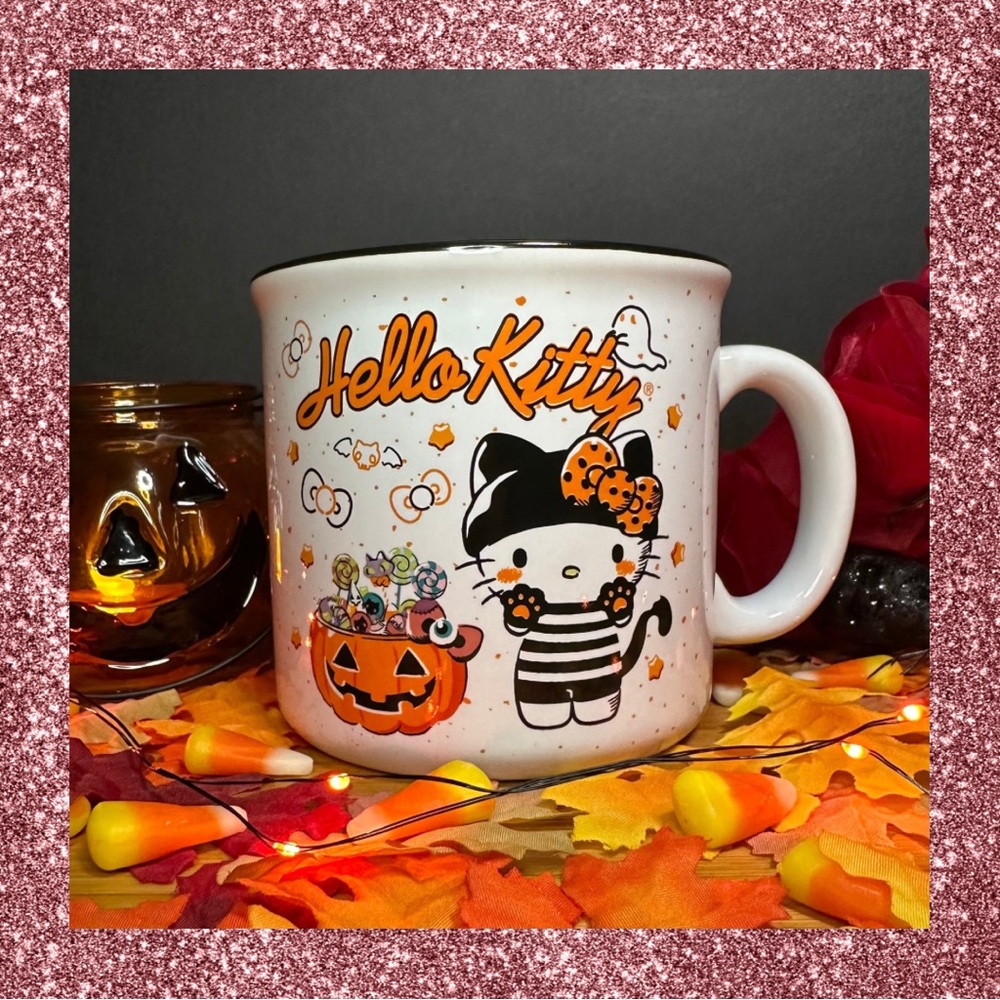🍭🎃 Hello Kitty Halloween Mug with Autumn Colors